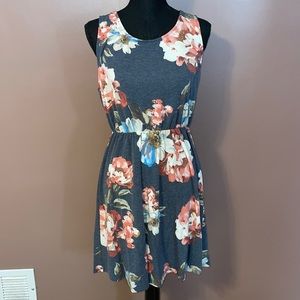 NWOT! French Grey (StitchFix) Floral Dress XL